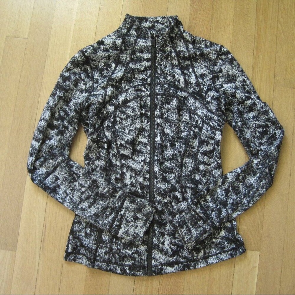 lululemon athletica Black and White Patterned Jacket